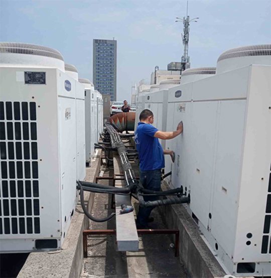 永顺中央空调制热和不制冷系统维修方法